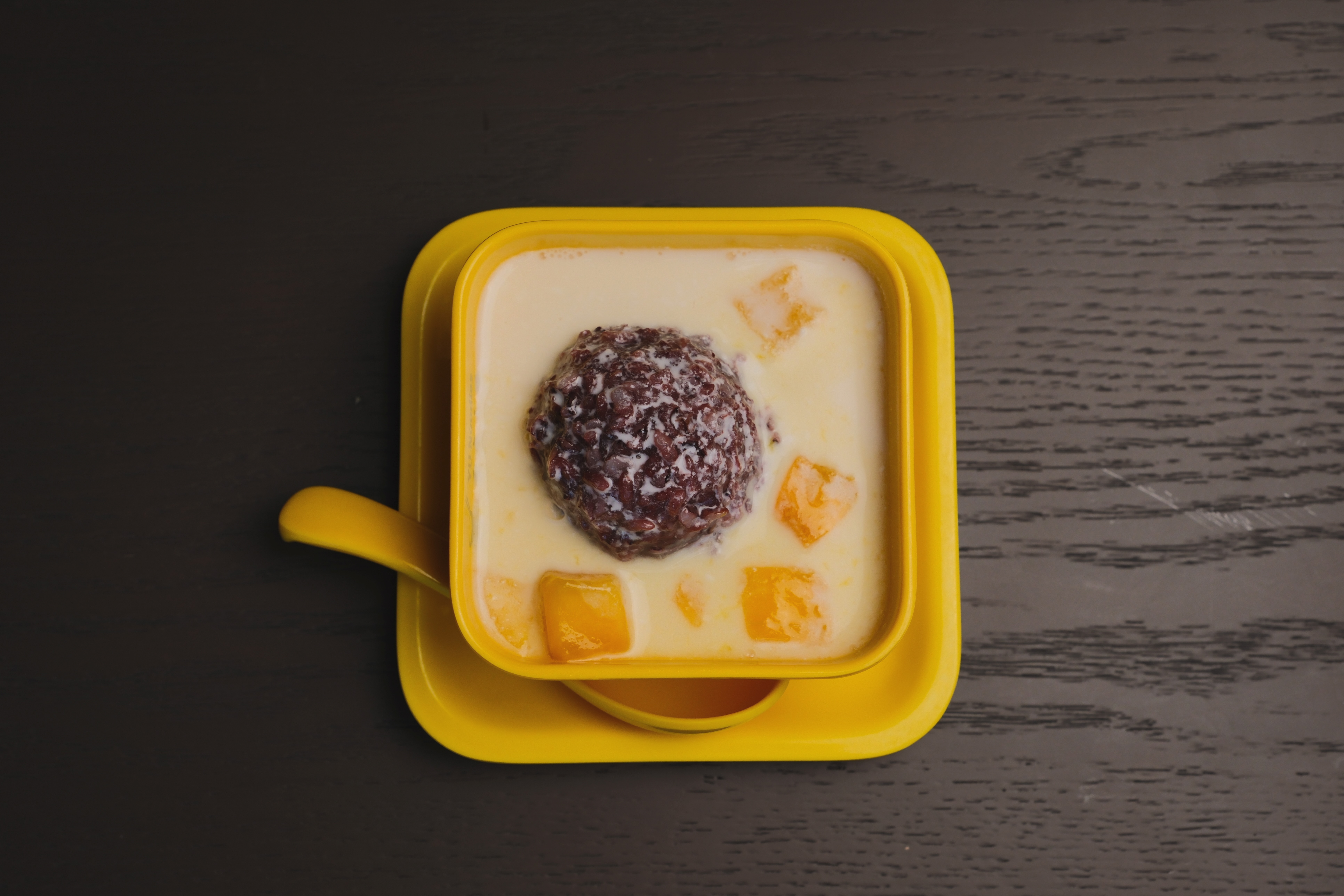 A chilled dessert bowl from YU Noodles